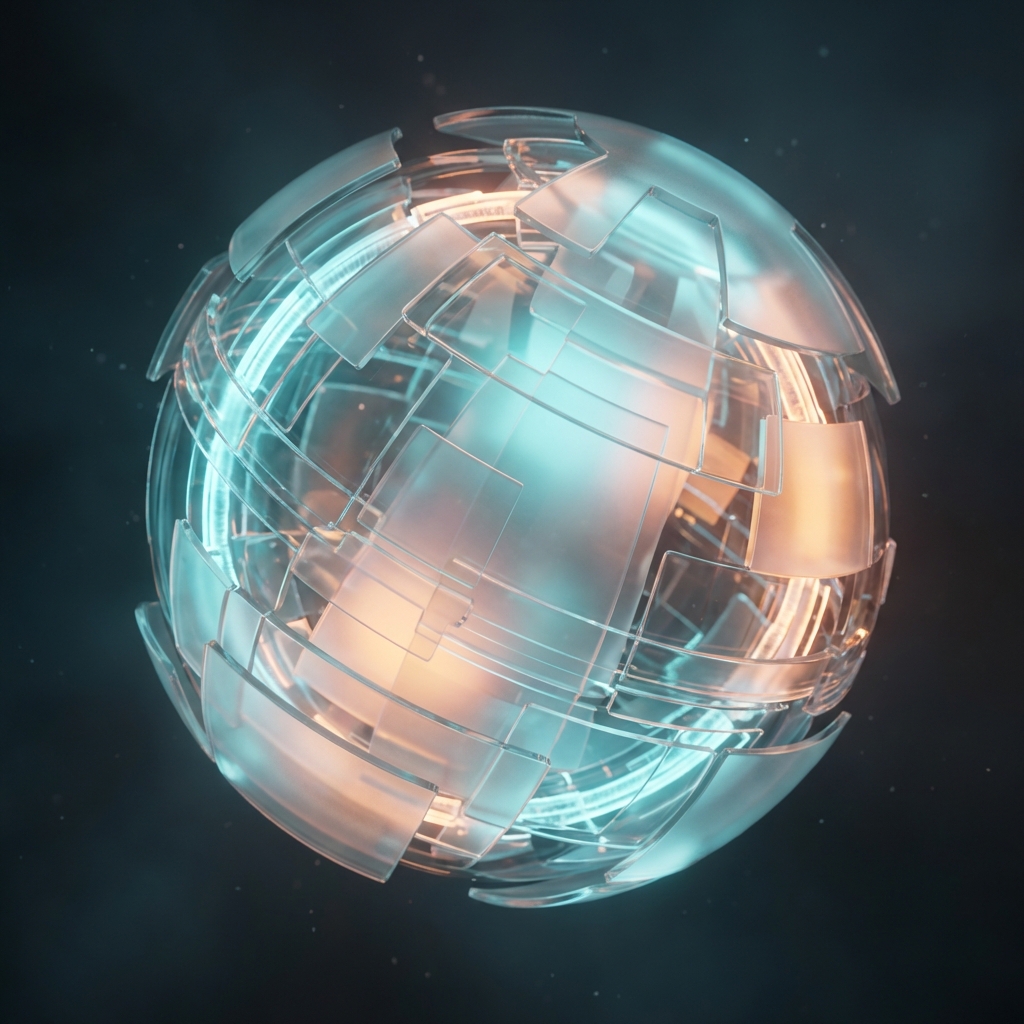 Futuristic technology sphere innovation